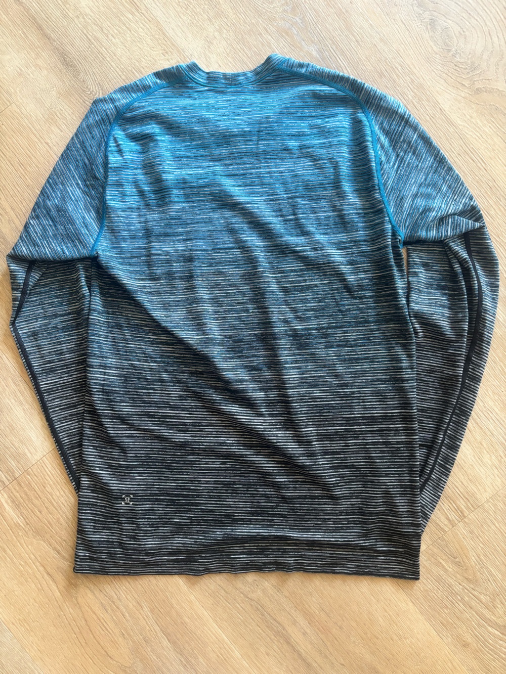 lululemon athletica Blue to Black Ombre Long-Sleeve Tee